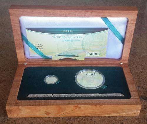 2012 TRAINS - TICKEY & CROWN SILVER COIN SERIES