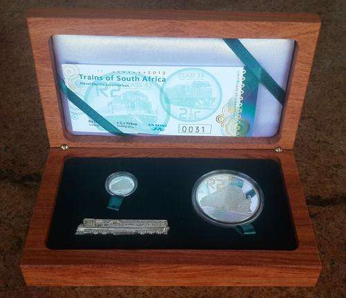 2013 TRAINS - TICKEY & CROWN SILVER COIN SERIES
