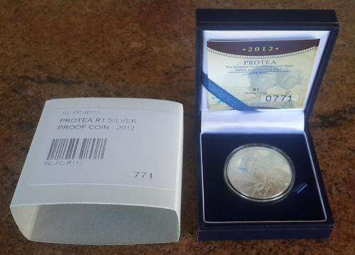 2012 PROTEA SILVER R1 -WALTER & ALBERTINA SISULU - BOXED