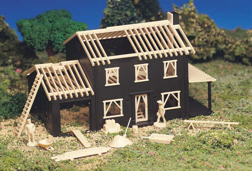 Bachmann House Under Construction (HO Scale) Kit NEW BOXED (Special Offer)