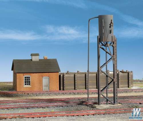 Walthers Cornerstone Sanding Towers & Drying House -- Kit