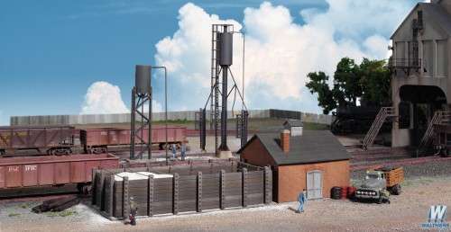 Walthers Cornerstone Sanding Towers & Drying House -- Kit