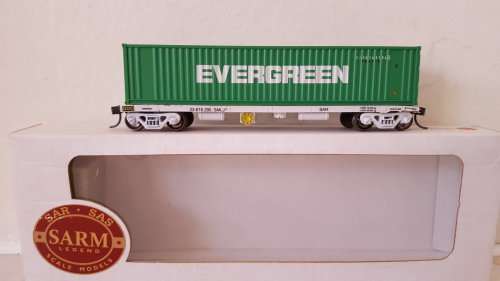 SARM SMLJ-2 Container Wagon (EVERGREEN) (NEW BOXED)