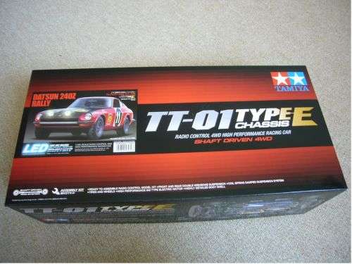 Tamiya 1/10 Datsun 240Z Rally Car w /TT01E Chassis Kit (NEW)
