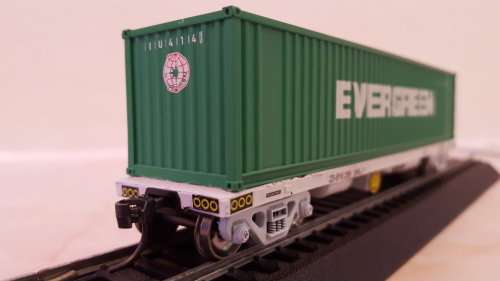 SARM SMLJ-2 Container Wagon (EVERGREEN) (NEW BOXED)