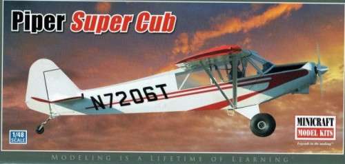 Minicraft Model Kits, Piper Super Cub, 11611