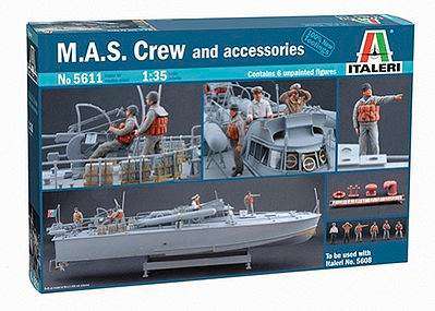 Italeri 1/35 M.A.S. Crew & accessories