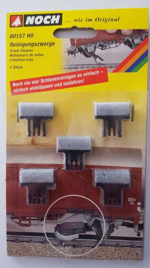 NOCH H0 Tracks Track cleaning mini pads (5 Pieces)