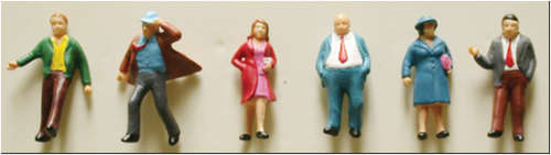 Standing People Set of 6