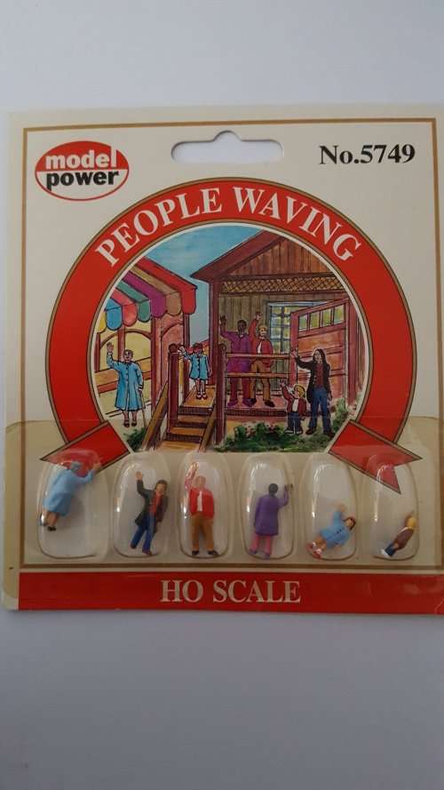 People Waving Set of 6.