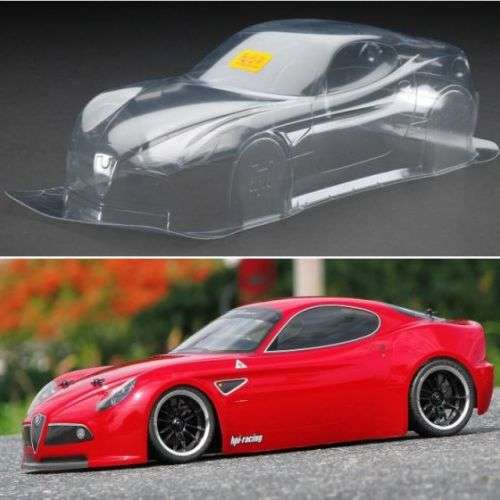 HPI - ALFA ROMEO 8C COMPETIZIONE CLEAR BODY (200mm)