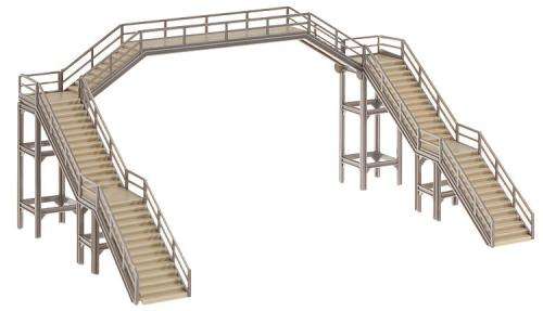 Faller - HO Scale Footbridge.
