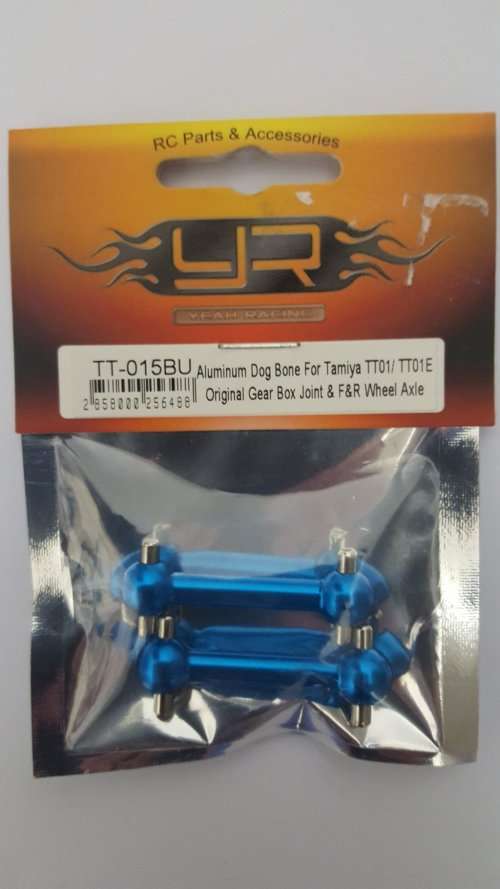 Yeah Racing - Aluminum Dog Bone For TT01 Original Gear Box for F&R Wheel Axle.