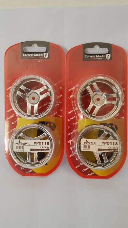 Correct Models - Combo Set of 4 Rims. (2 Sets of 2 Each)