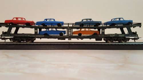 Lima - Double Deck Car Carrier c/with cars. (Not Boxed)