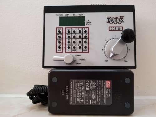 Digitrax DCS50 All-in-one Command Station/Booster/Throttle, c/with Power Supply.