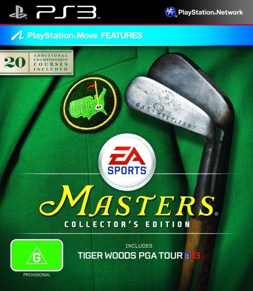 TIGER WOODS PGA TOUR 13 THE MASTERS COLLECTORS EDITION  GAME FOR PS3