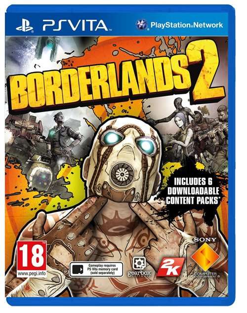 BORDERLANDS 2 GAME FOR PLAYSTATION VITA (PS VITA)