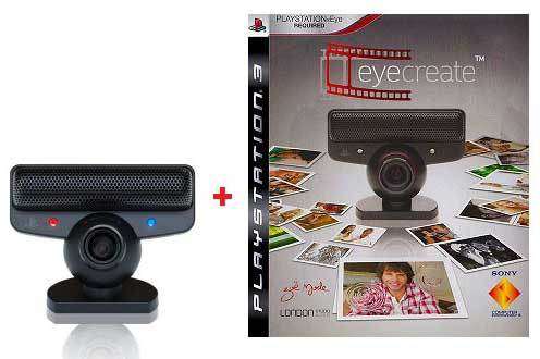 SONY PLAYSTATION 3 EYE CAMERA + EYE CREATE (PS3)
