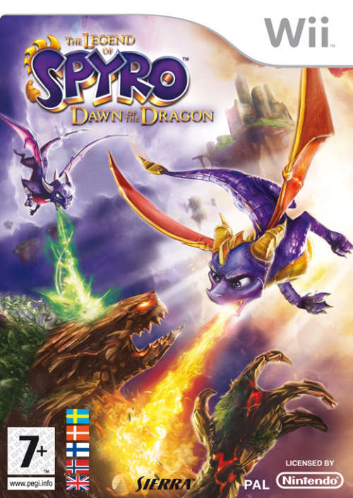 THE LEGEND OF SPYRO DAWN OF THE DRAGON GAME FOR WII