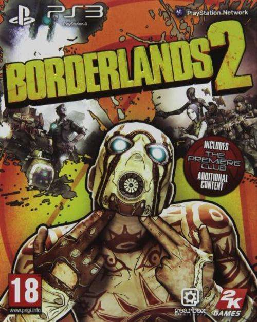 BORDERLANDS 2 THE PREMIERE CLUB EDITION GAME FOR PS3
