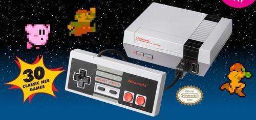 NINTENDO NES CLASSIC MINI CONSOLE WITH 30 BUILT-IN GAMES BUNDLE