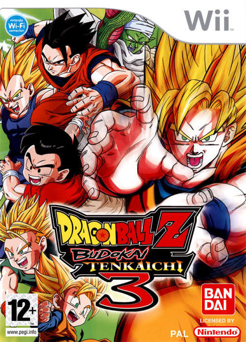 DRAGON BALL Z BUDOKAI TENKAICHI 3 GAME FOR WII