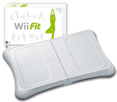 OFFICIAL NINTENDO WII FIT BALANCE BOARD WITH WII FIT GAME DISC BUNDLE, ETC