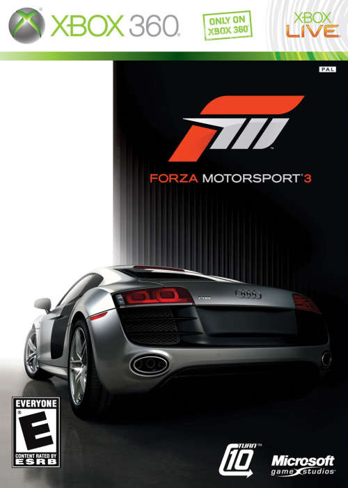 FORZA MOTORSPORT 3 GAME FOR XBOX 360