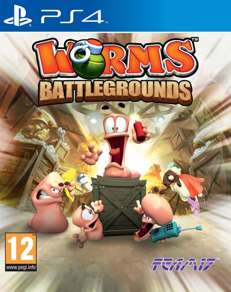 WORMS BATTLEGROUNDS GAME FOR PS4