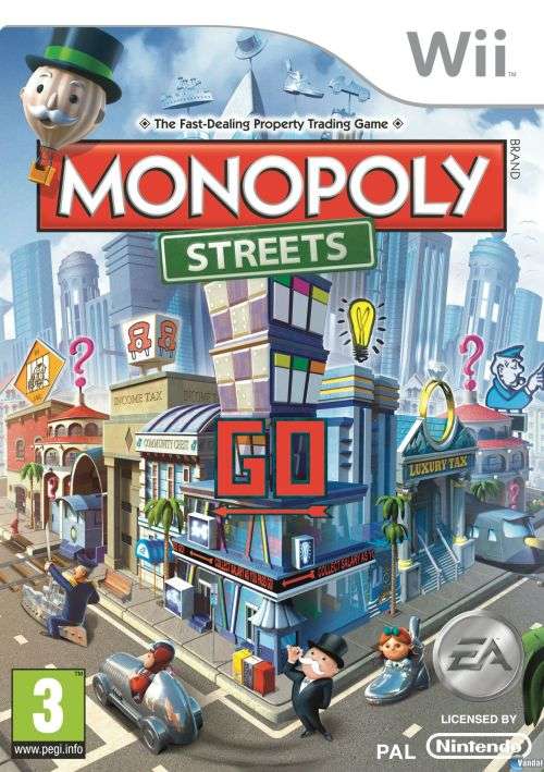 MONOPOLY STREETS GAME FOR WII