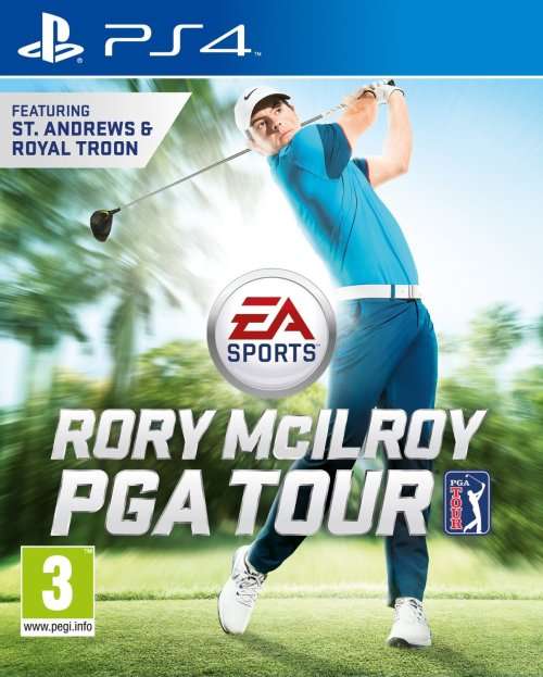 RORY McILROY PGA TOUR GAME FOR PS4