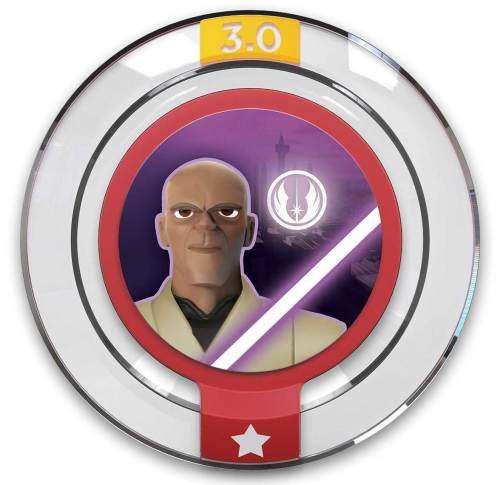 DISNEY INFINITY 3.0 GAME GALACTIC TEAM-UP MACE WINDU POWER DISC (STARWARS)