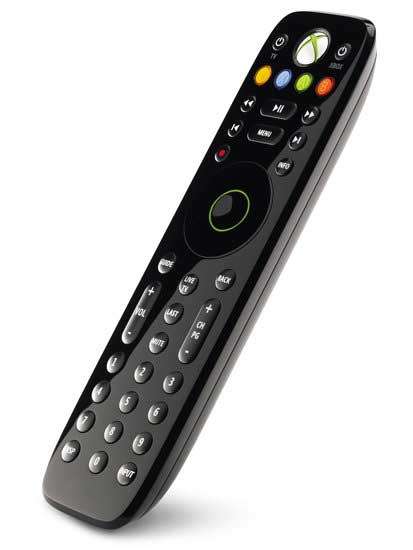 OFFICIAL XBOX 360 MEDIA REMOTE / BLACK
