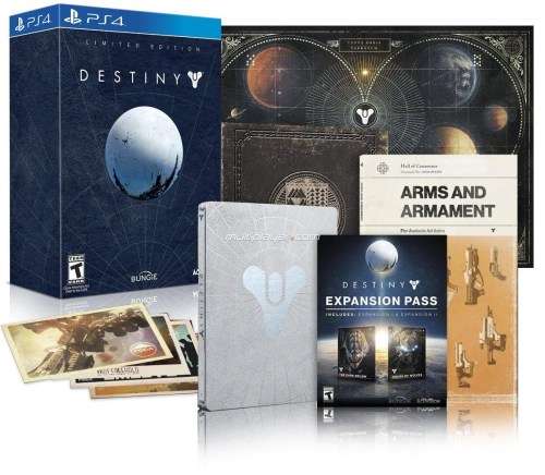 DESTINY LIMITED STEEL BOOK EDITION BUNDLE GAME FOR PLAYSTATION 4 / PS4