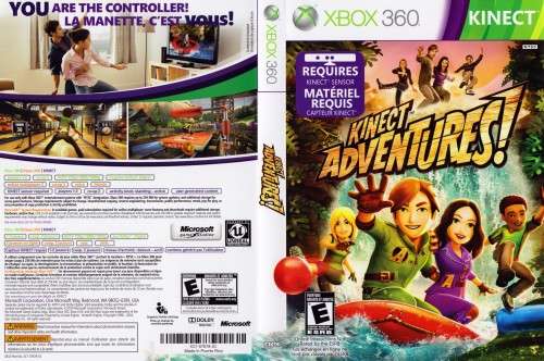 KINECT ADVENTURES GAME FOR XBOX 360