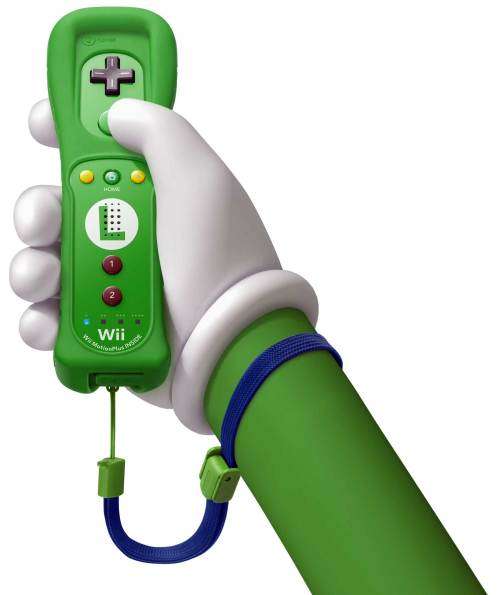 OFFICIAL NINTEDO LIMITED EDITION LUIGI REMOTE MOTION PLUS FOR WII / WII U