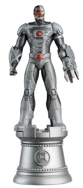 EAGLEMOSS DC COMICS CHESS COLLECTABLE FIGURE **CYBORG** (WHITE ROCK)