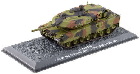 MILITARY DIECAST MODEL TANK COLLECTION (LEOPARD 2 A5)