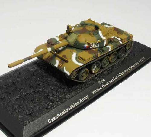 MILITARY DIECAST MODEL TANK COLLECTION (T-54 CZECHOSLOVAKIAN ARMY)