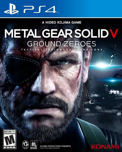 METAL GEAR SOLID V GROUND ZERO GAME FOR PS4