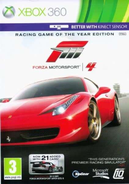 FORZA MOTORSPORT 4 RACING GAME OF THE YEAR EDITION GAME FOR XBOX 360