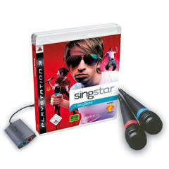 OFFICIAL SINGSTAR GAME + WIRED USB MICROPHONE GAME BUNDLE FOR PS3