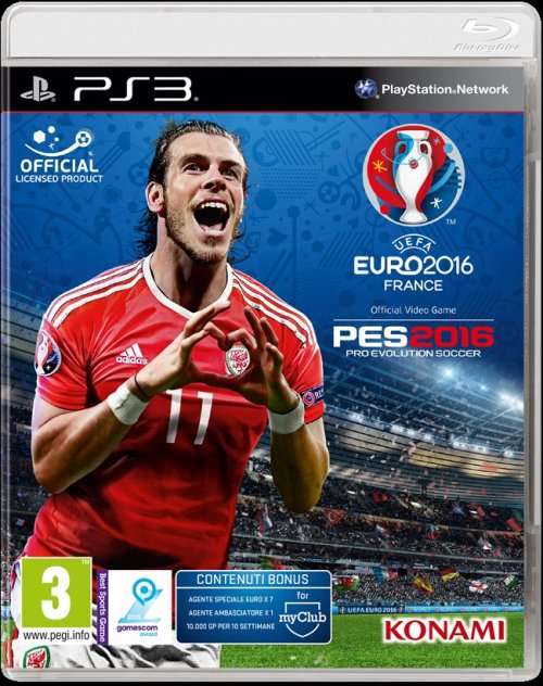 UEFA EURO PRO EVOLUTION SOCCER 2016 / PES 2016 GAME FOR PS3