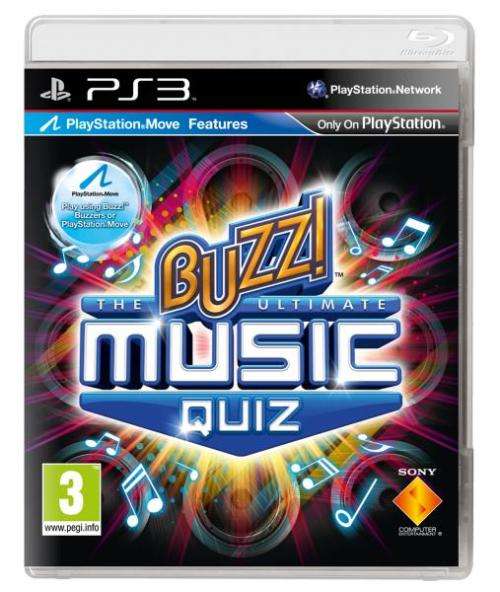 BUZZ THE ULTIMATE MUSIC QUIZ GAME FOR PS3
