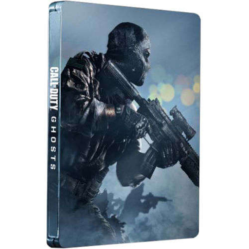 CALL OF DUTY GHOSTS STEEL BOOK CASE GAME FOR XBOX 360