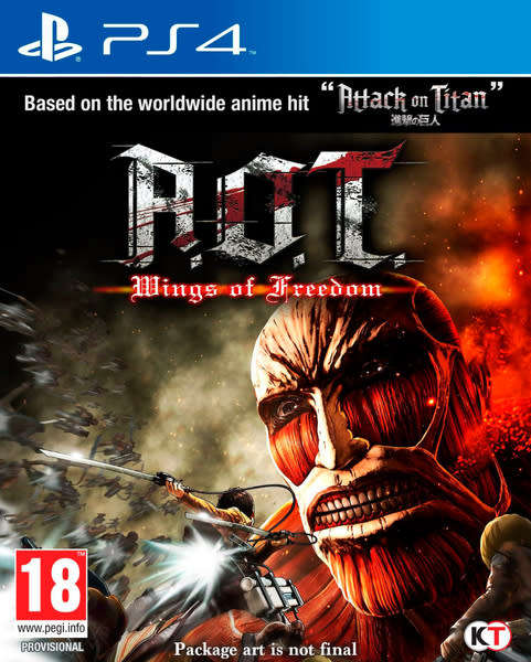 A.O.T / ATTACK ON TITAN: WINGS OF FREEDOM GAME FOR PS4