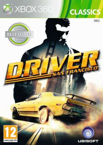 DRIVER SAN FRANCISCO (CLASSICS) GAME FOR XBOX 360