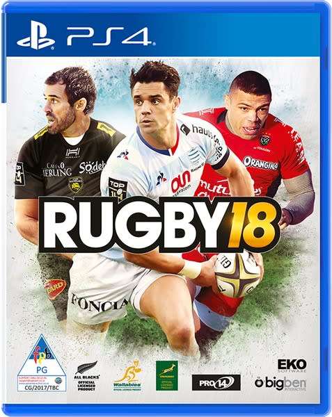 RUGBY 18 GAME FOR PS4
