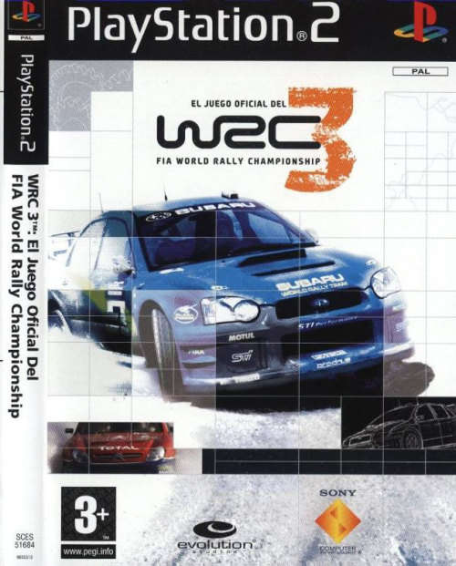 WRC 3 / FIA WORLD RALLY CAMPIONSHIP 3 GAME FOR PS2